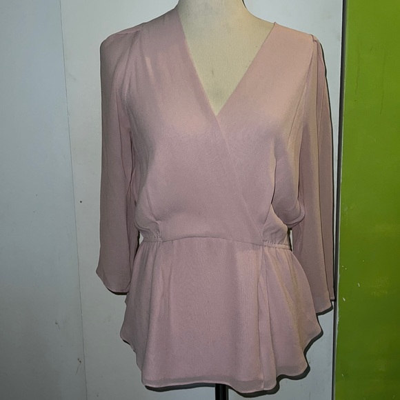 Babaton Tops - Babaton pink silk top